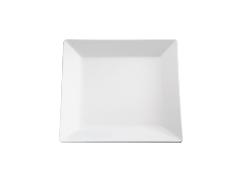 Melamin bakke Hvid 26,5 x 26,5 cm, H: 3