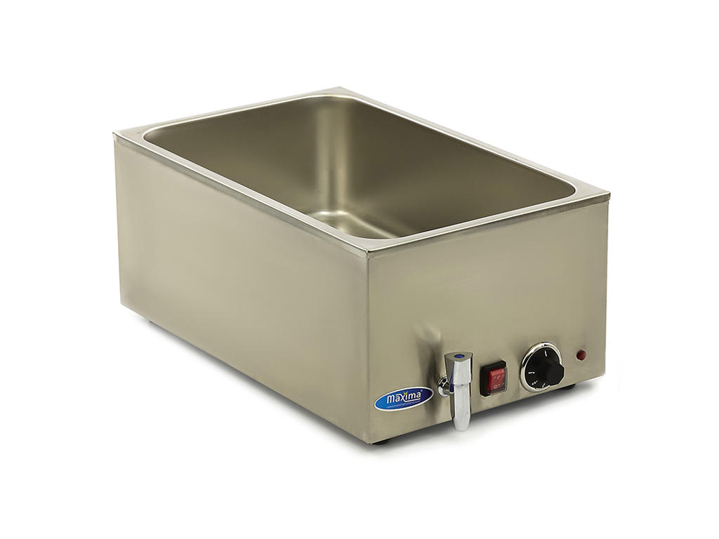 Maxima Bain Marie med tap 1/1GN 1200 W