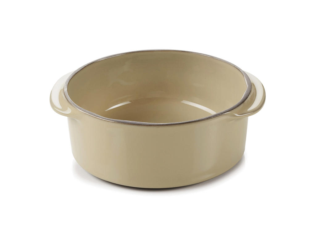 Gryde u. låg Ø12cm Beige Caractere Culinaire