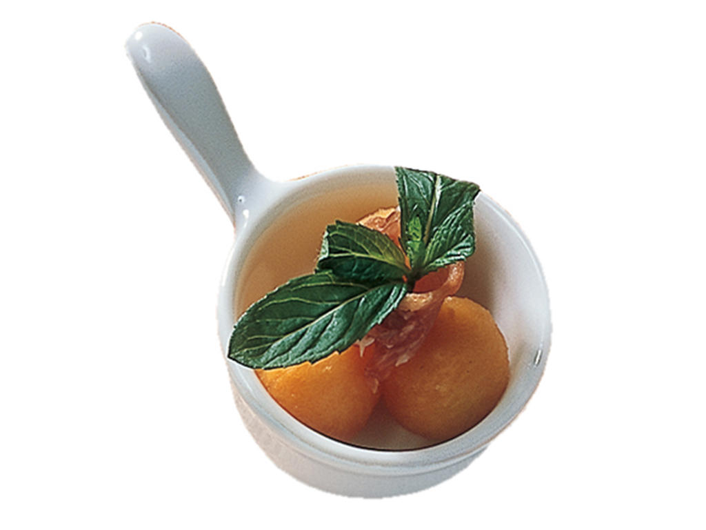 Skål 6,4x2,5cm 2 cl Miniatures Hvid