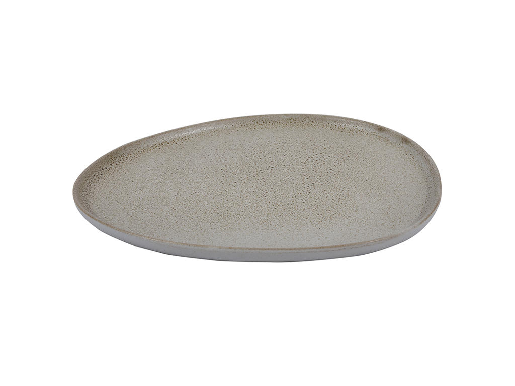 RAW Tallerken Organic 29x25 cm Beige