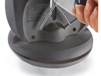 Fod til knivaftrækker, F. Dick, Sort