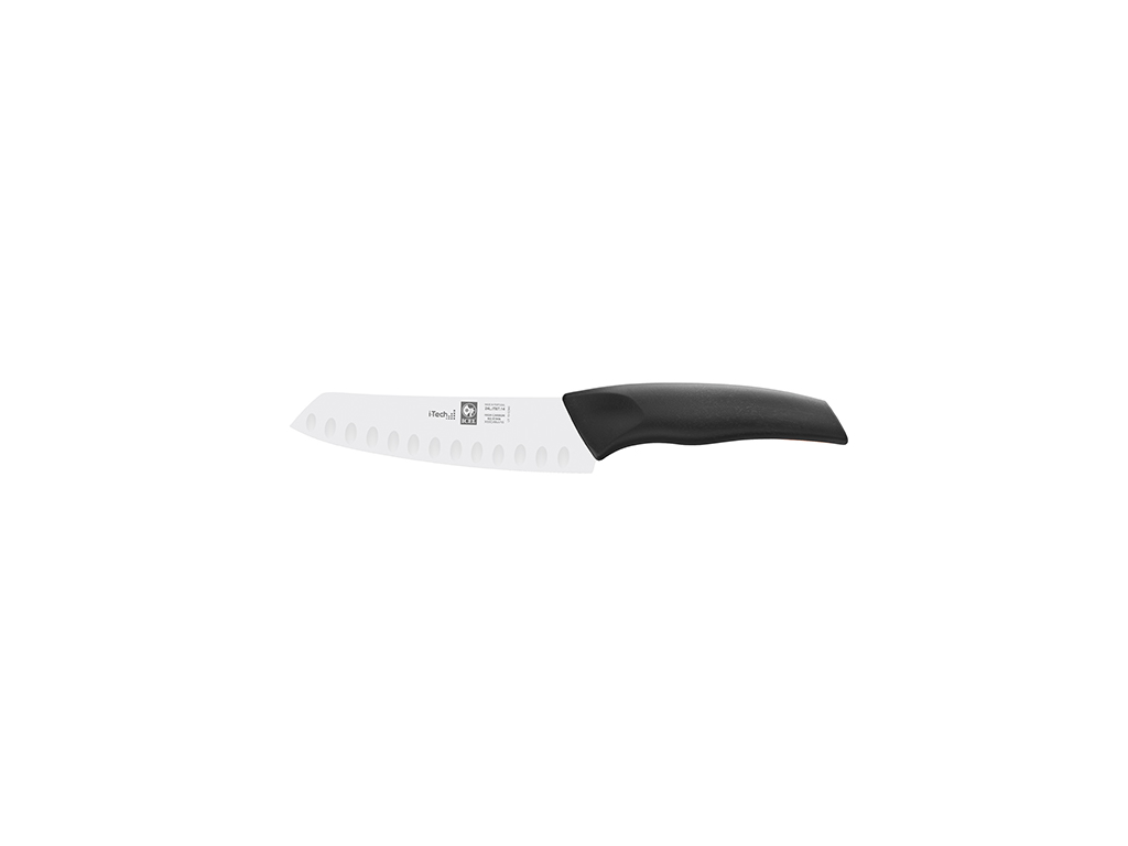 Santokukniv, 14 cm, Icel I-Tech, sort