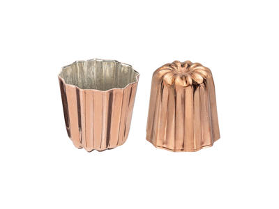 Cannelé form kobber Ø 45