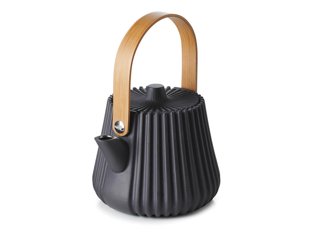 Tekande u. kurv 12,5 cm Sort Glat Metal Pekoe