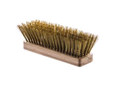 Børstehoved til askebørste Messing