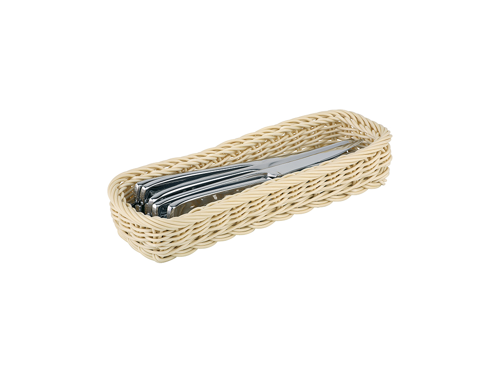 Bestikkurve 27x10 cm 1 rum natur