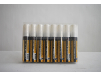 Tusch 8 stk hvid 2-6 mm til tavle
