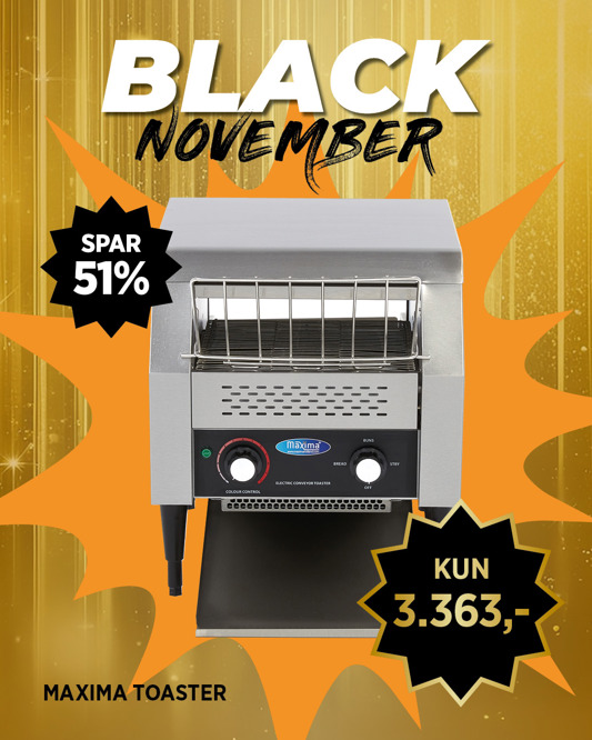 Maxima Toaster Gennemløb 300 skiver/timen