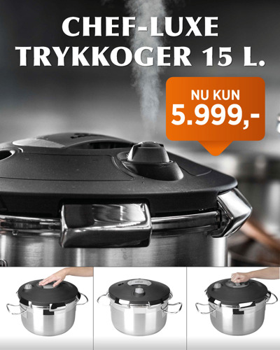 Lacor Chef-Luxe Trykkoger 15L 