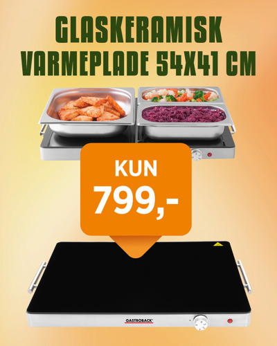 Gastroback Varmeplade glaskeramik 54x41 cm