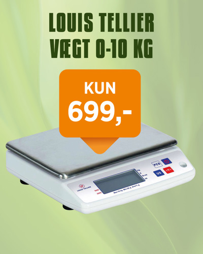 Louis Tellier Vægt 0-10 kg - IP53 sikret