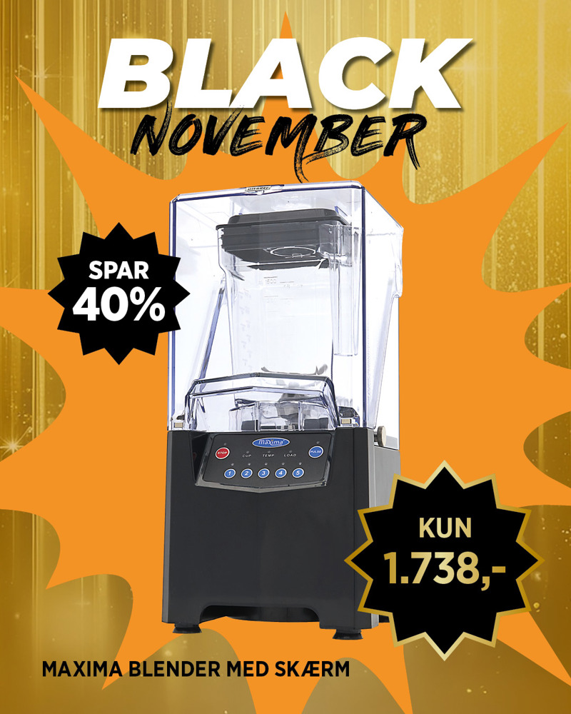 Maxima blender med skærm