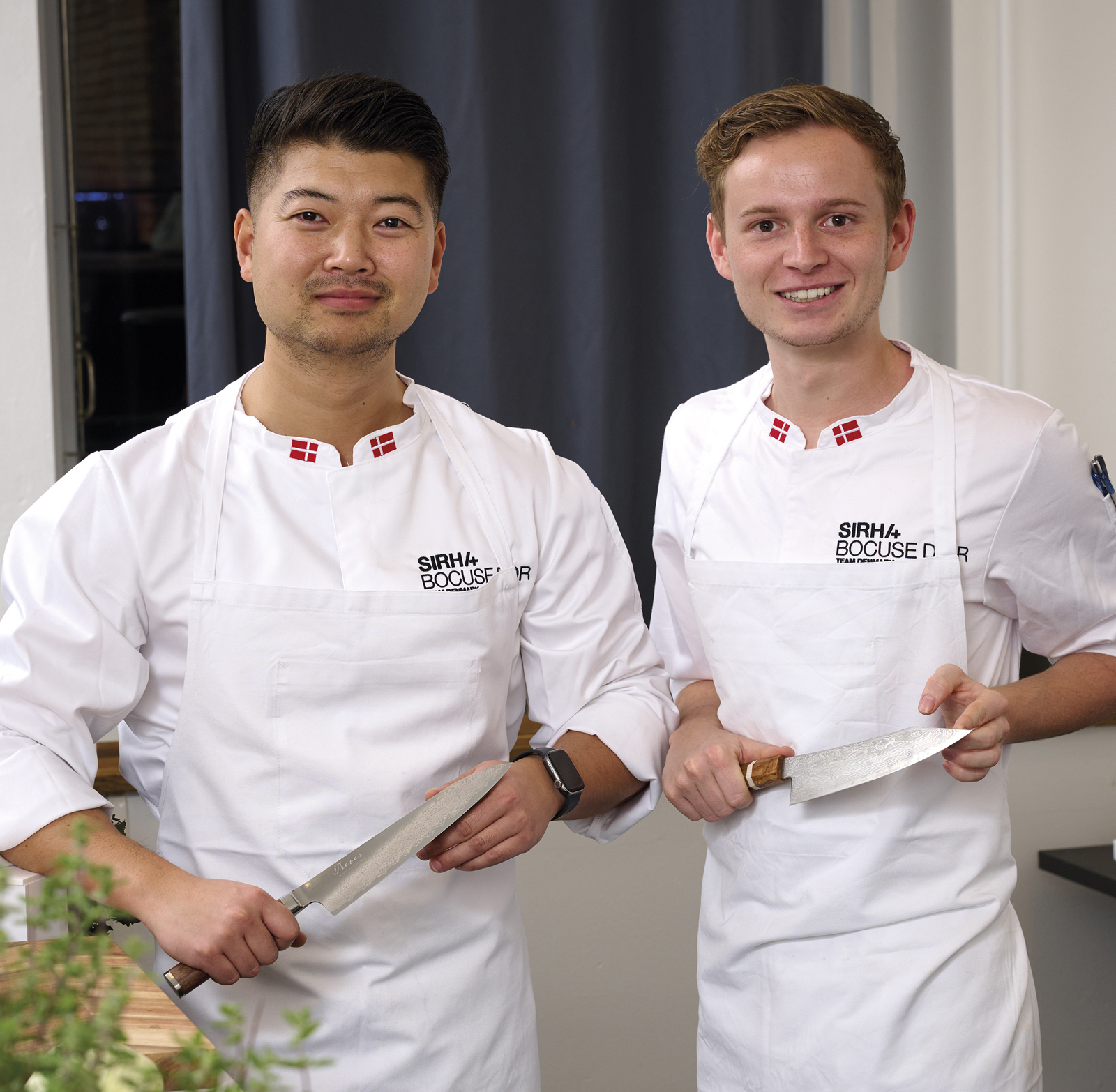 Christian Wellendorf og Gustav Spurré repræsenterer Danmark ved Bocuse d’Or og kæmper om guldet ved verdensfinalen i Lyon 2027.